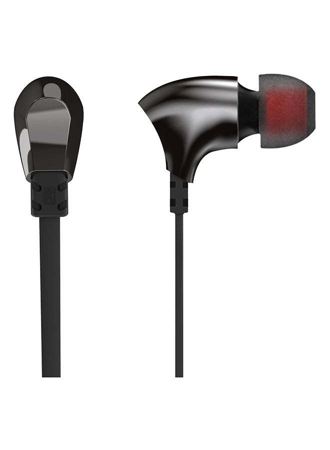 إنيرجي سيستم Renewed - Energy Sistem Earphones 5 Ceramic - Wired In-ear Headphones with Call Control and Flat Cable in Black - Image 2