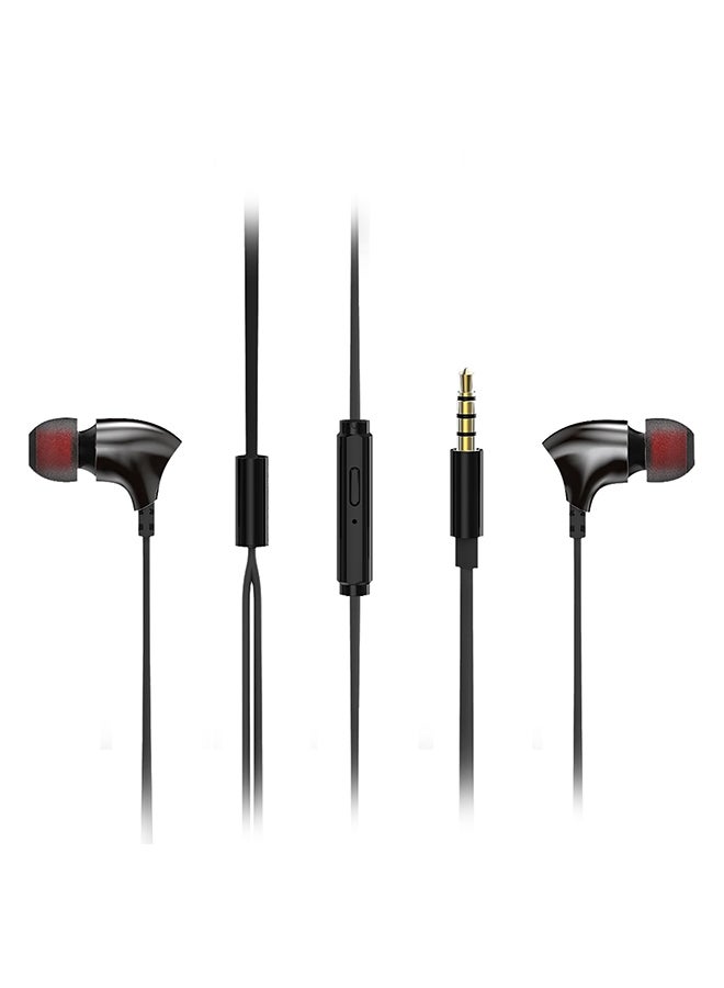 إنيرجي سيستم Renewed - Energy Sistem Earphones 5 Ceramic - Wired In-ear Headphones with Call Control and Flat Cable in Black - Image 5