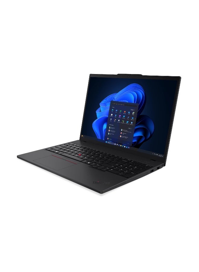 Lenovo ThinkPad T16 Gen 4 Business Laptop With 16-Inch WUXGA Display,Core Ultra 7 255U Processor/16GB RAM/512GB SSD/Intel UHD Graphics/Windows 11 Pro English black - Image 1