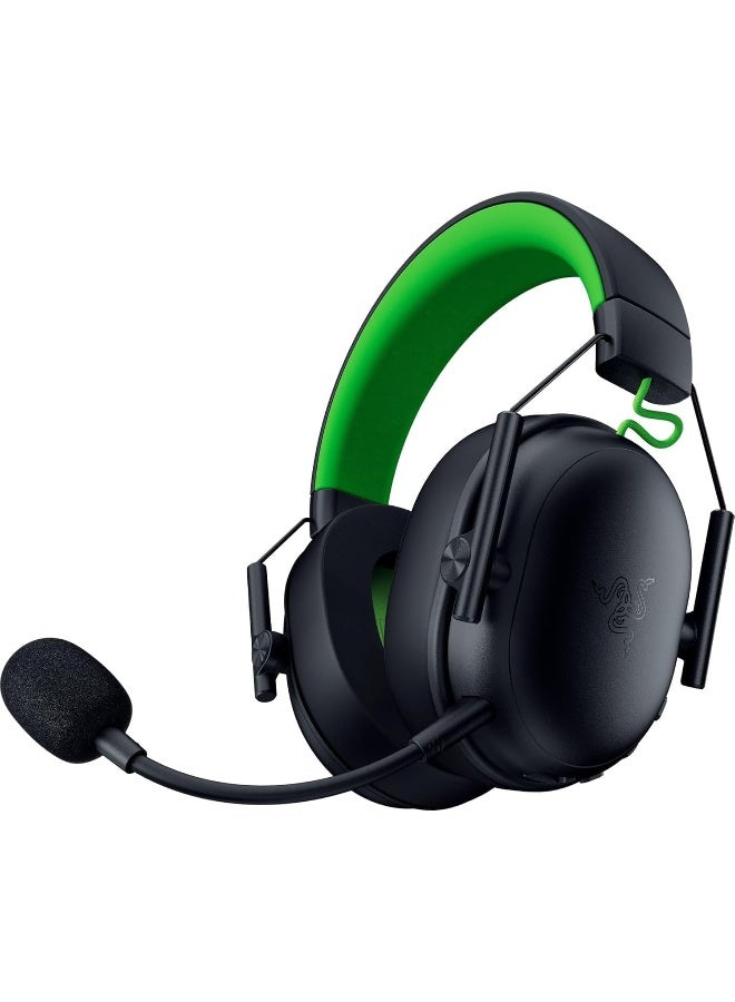 ريزر سماعة الألعاب اللاسلكية BlackShark V3 X HyperSpeed لجهاز Xbox: محركات 50 مم - ميكروفون كارديويد - 2.4 جيجاهرتز، بلوتوث، USB - تعمل مع الكمبيوتر، ماك، PS5، نينتندو سويتش - عمر بطارية طويل - أسود - Image 1