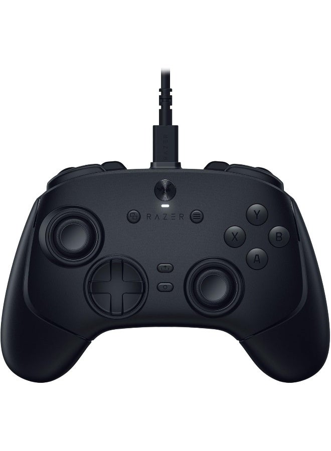 ريزر وولفرين V3 إصدار البطولة وحدة تحكم الألعاب السلكية 8k للكمبيوتر: 8K هرتز هايبر بولينغ، عصي تحكم TMR مع أغطية قابلة للتبديل، 4 دبابيس خلفية للنقر بالماوس و 2 بامبرز قبضة المخلب - أسود - Image 1