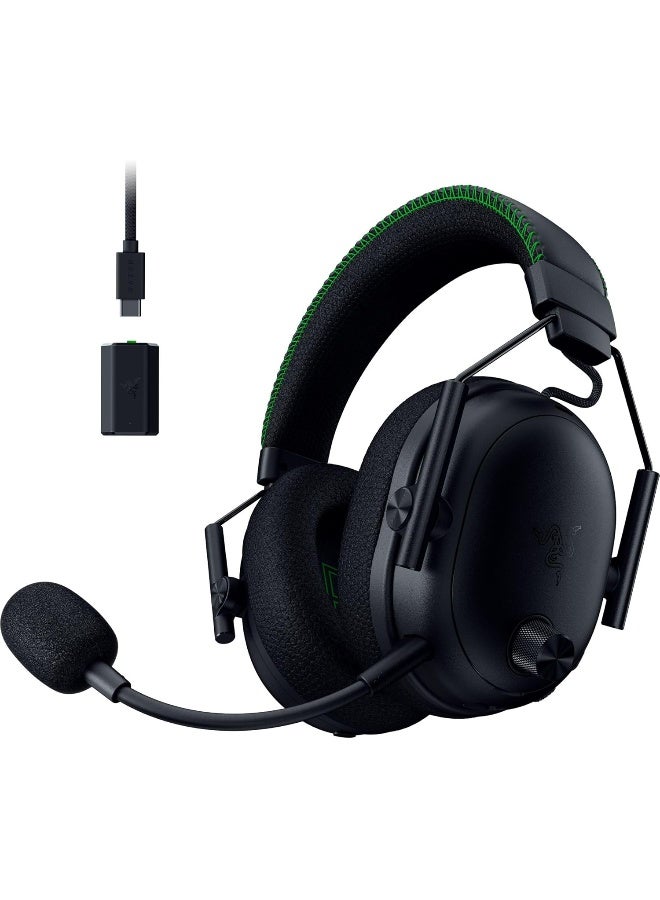RAZER BlackShark V3 Pro Wireless ANC Gaming Headset for Xbox: Full Band Mic - 50mm Drivers - 2.4 GHz, Bluetooth, USB, 3.5mm - Works with PC, Mac, PS5, Nintendo Switch - Long Battery Life - Black - Image 1