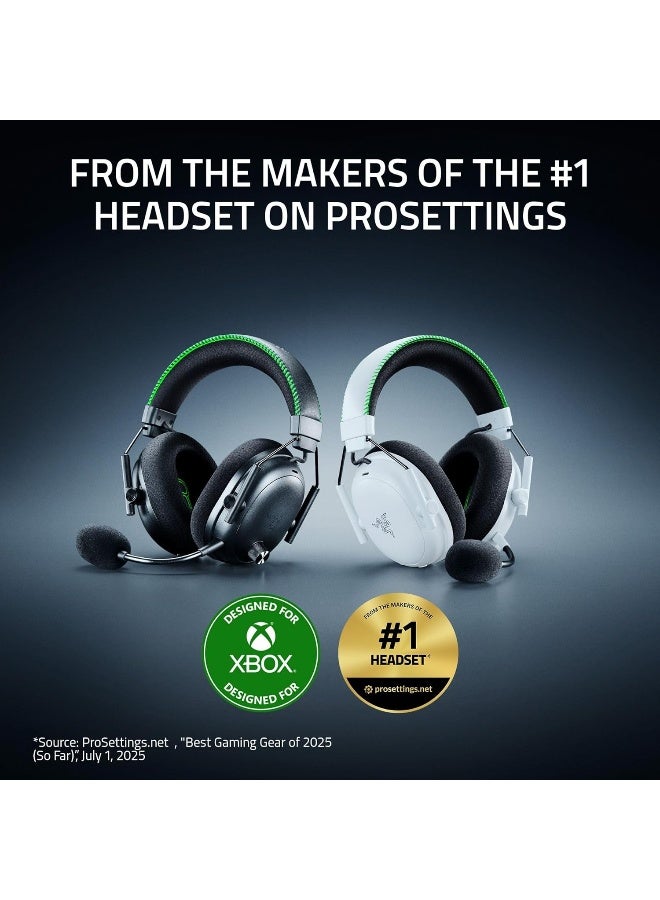 RAZER BlackShark V3 Pro Wireless ANC Gaming Headset for Xbox: Full Band Mic - 50mm Drivers - 2.4 GHz, Bluetooth, USB, 3.5mm - Works with PC, Mac, PS5, Nintendo Switch - Long Battery Life - Black - Image 2
