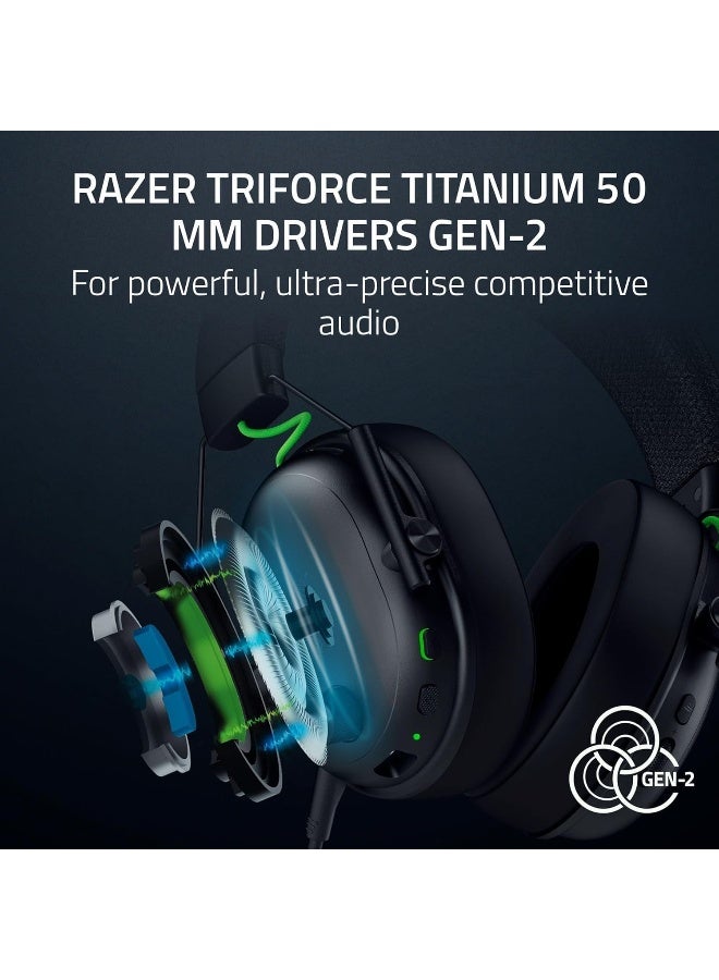 RAZER BlackShark V3 Wireless Gaming Headset for Xbox: 50mm Drivers - Super Wideband Mic - 2.4 GHz, Bluetooth, USB - Works with PC, Mac, PS5, Nintendo Switch, Smartphone - Long Battery Life - Black - Image 3