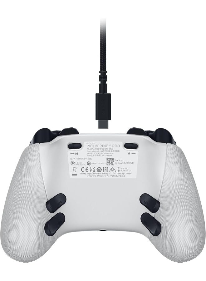 RAZER Wolverine V3 Pro Wireless Gaming Controller: Licensed for Xbox Series X|S, Xbox One, Windows PC, 6 Remappable Buttons, Fast Triggers, Customizable Thumbsticks, Wired Tournament Mode - White - Image 2