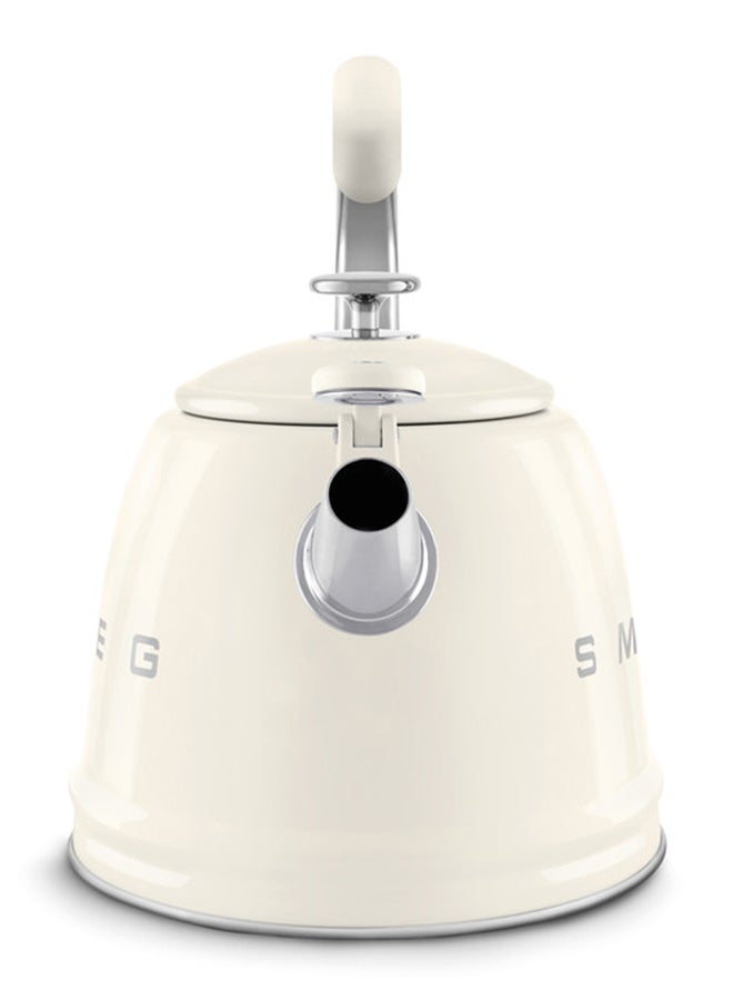 سميج سمج، غلاية صاخبة من الفولاذ المقاوم للصدأ WKF01CRAU، سعة 2.3 لتر، غطاء قابل للإزالة وفوهة قياس، متوافقة مع الحث، كريمي - Image 1