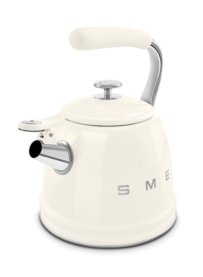 سميج سمج، غلاية صاخبة من الفولاذ المقاوم للصدأ WKF01CRAU، سعة 2.3 لتر، غطاء قابل للإزالة وفوهة قياس، متوافقة مع الحث، كريمي - Image 5