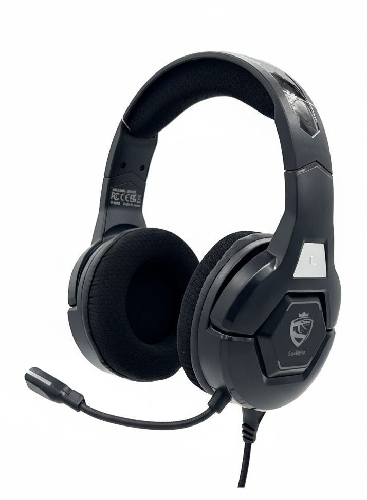 ألفا اكس سولبايتس S100 برو سماعات ألعاب سلكية فوق الأذن مع ميكروفون وإضاءة LED لجهاز PS4/PS5/Xbox One/Xbox Series/Nintendo Switch وPC - Image 2