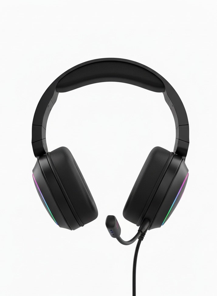 ألفا اكس Soulbytes S22 Pro Gaming Wired Over the Ear Headsets with Mic & LED For PS4/PS5/Xbox one/Xbox Series/Nintendo Switch And PC - Image 3