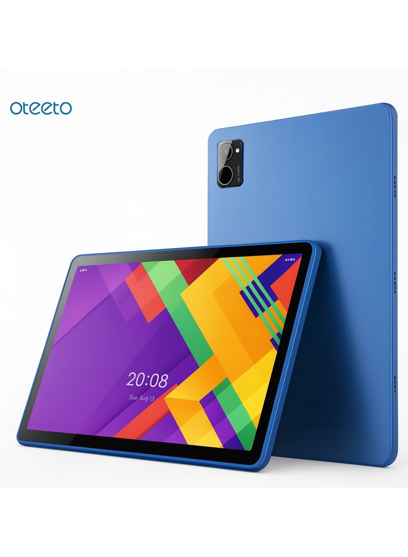 أوتيتو TAB 11 Pro Stylus 10.1" Android 14 Tablet (8GB RAM + 512GB ROM) | 5G  Wi-Fi | 13MP + 8MP Dual Camera | 6000mAh Long Battery | Type-C Charger | Free Keyboard, Mouse, Touch Pen & Case | Blue - Image 2
