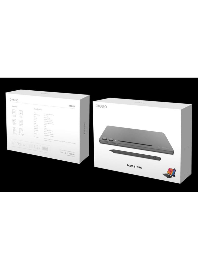 Oteeto TAB 17 Android Tablet, 11-inch Display, 8GB RAM, 512GB Storage, 8000mAh Battery, 5G Wi-Fi, with Keyboard Case And Stylus - Grey - Image 5