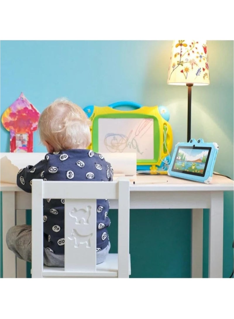 أوتيتو Oteeto TAB 6 Kids Tablet, 7-Inch IPS LCD, 4GB RAM 128GB ROM, Android 13, Dual Camera, Black/Yellow - Image 5