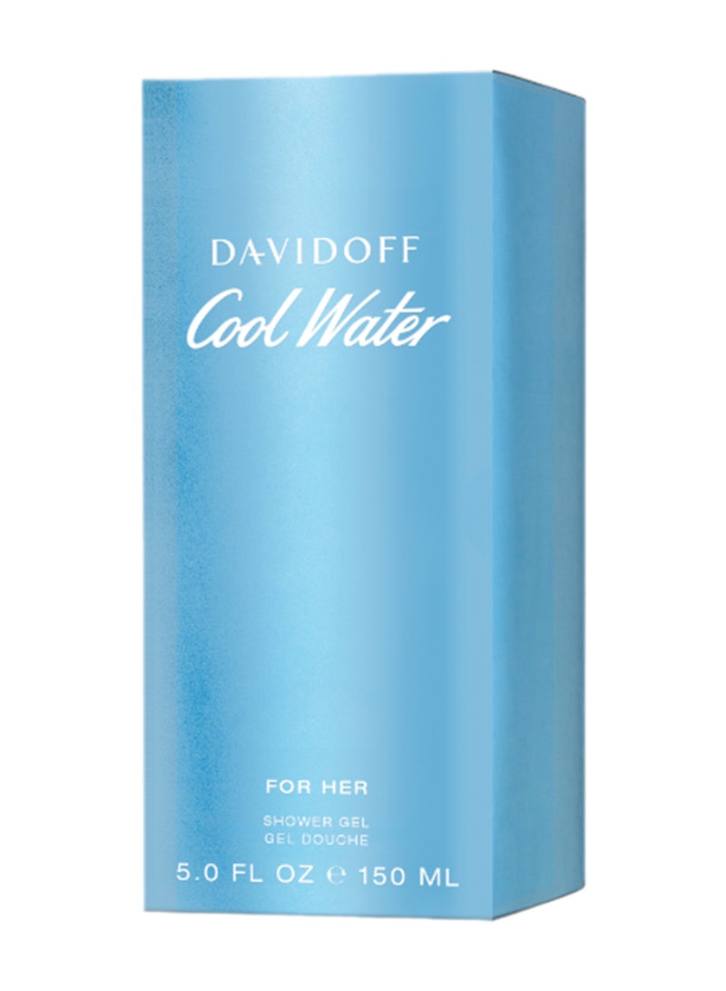 Davidoff Cool Water Gentle Shower Breeze Shower Gel 150ml - Image 3