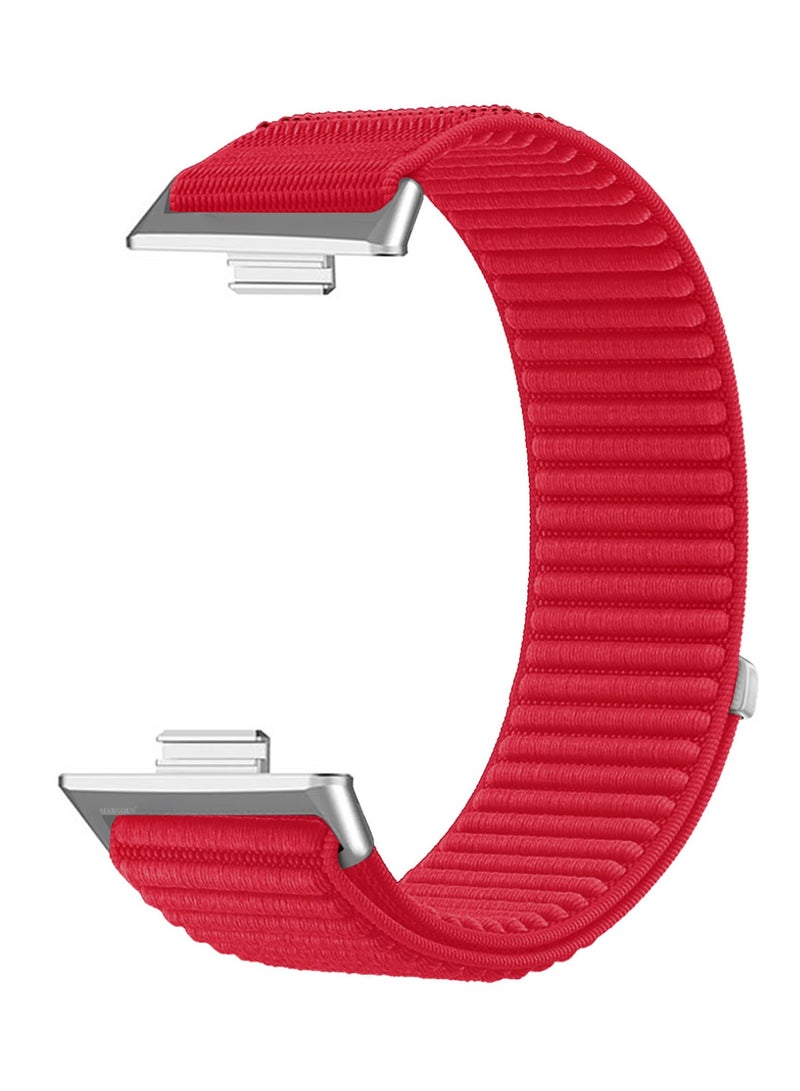 MARGOUN Premium Magnetic Loop Watch Band for Huawei Watch 4 & Watch 4 Pro – Adjustable, Soft & Durable Replacement Strap - Red - Image 2