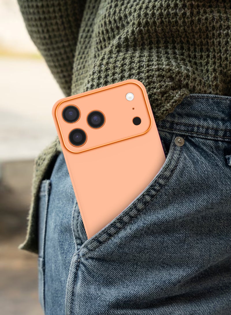 MARGOUN Air Skin Slim Case for iPhone 17 Pro Max - Lightweight Matte Finish Cover with Scratch and Drop Protection - Cosmic Orange - Image 5