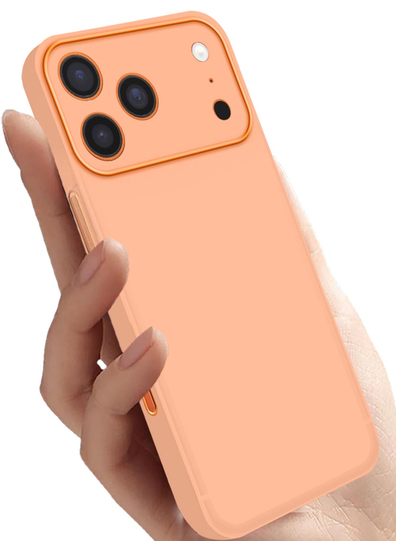MARGOUN Air Skin Slim Case for iPhone 17 Pro Max - Lightweight Matte Finish Cover with Scratch and Drop Protection - Cosmic Orange - Image 2