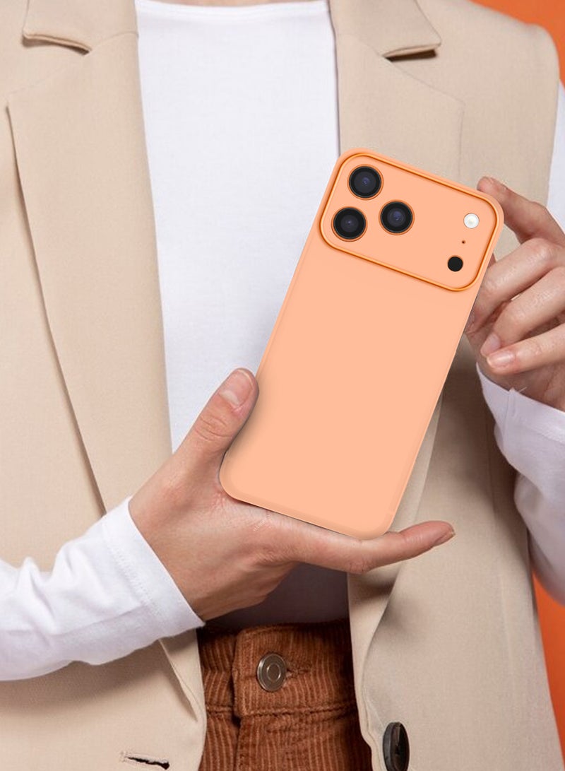 MARGOUN Air Skin Slim Case for iPhone 17 Pro Max - Lightweight Matte Finish Cover with Scratch and Drop Protection - Cosmic Orange - Image 4