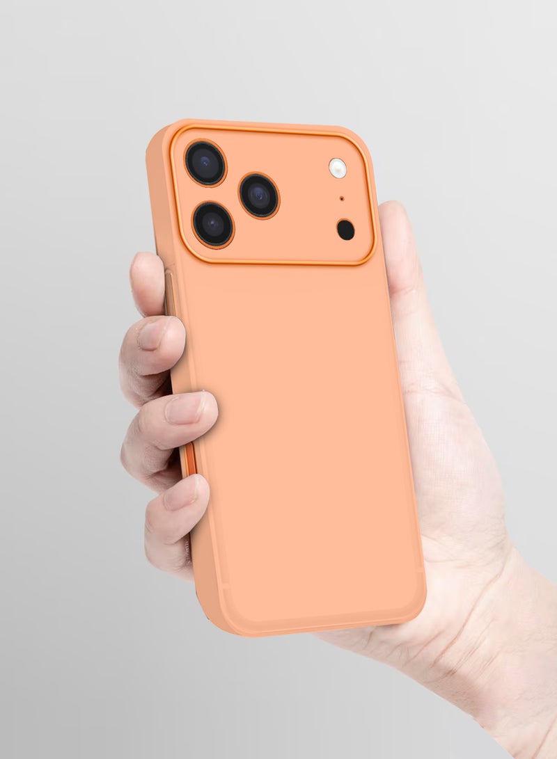 MARGOUN Air Skin Slim Case for iPhone 17 Pro Max - Lightweight Matte Finish Cover with Scratch and Drop Protection - Cosmic Orange - Image 3