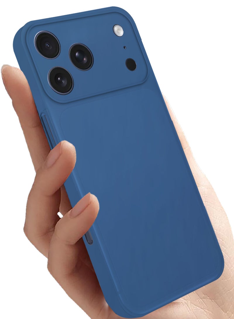 MARGOUN Air Skin Slim Case for iPhone 17 Pro Max - Lightweight Matte Finish Cover with Scratch and Drop Protection - Deep Blue - Image 2