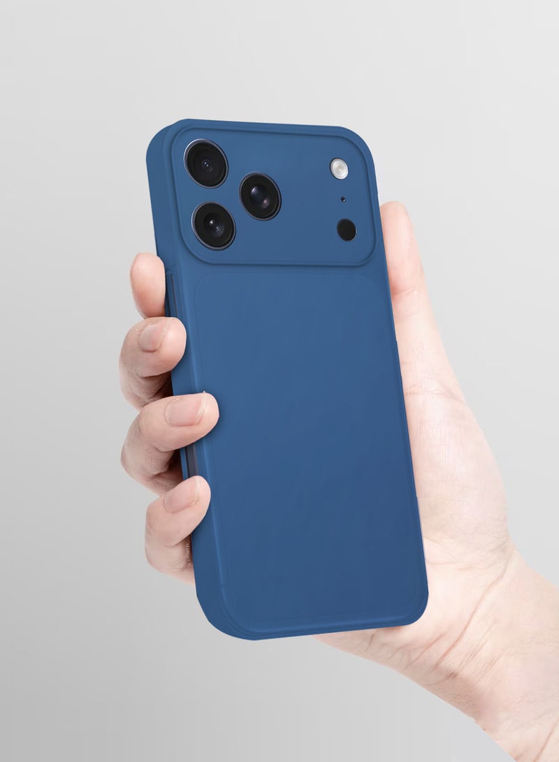 MARGOUN Air Skin Slim Case for iPhone 17 Pro Max - Lightweight Matte Finish Cover with Scratch and Drop Protection - Deep Blue - Image 3