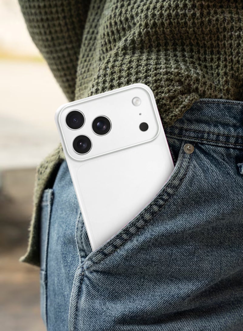 مارجون Air Skin Slim Case for iPhone 17 Pro Max - Lightweight Matte Finish Cover with Scratch and Drop Protection - Frosted Clear - Image 5