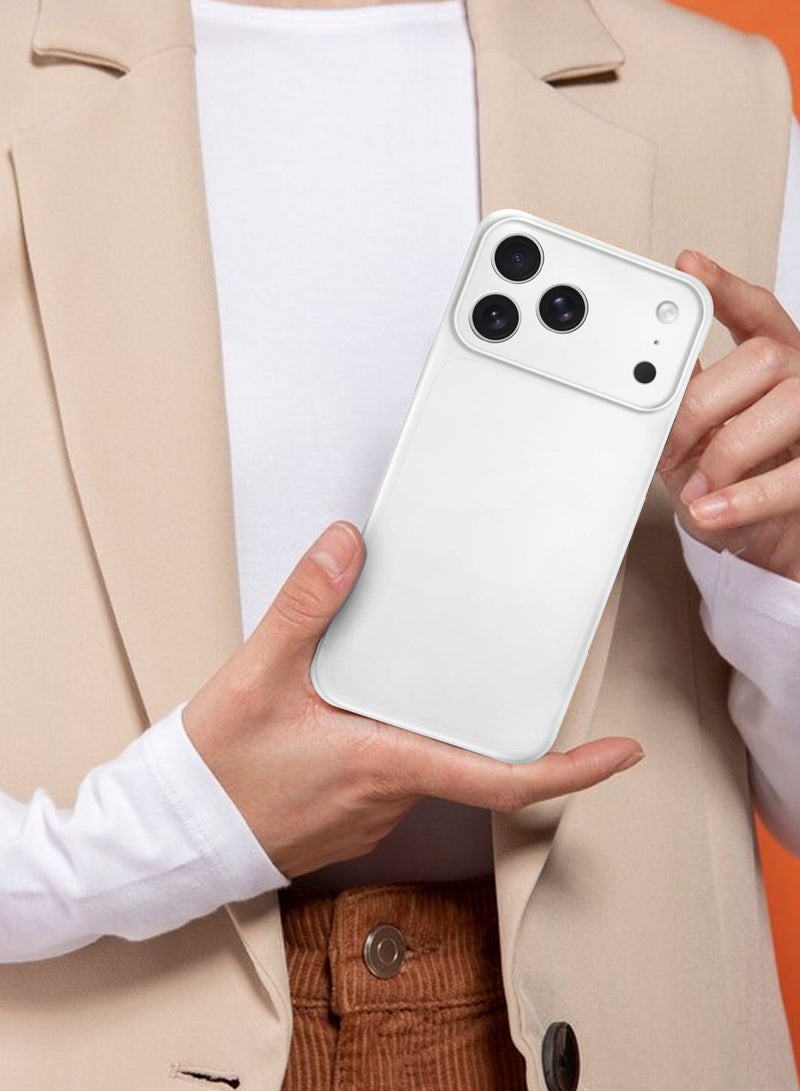 مارجون Air Skin Slim Case for iPhone 17 Pro Max - Lightweight Matte Finish Cover with Scratch and Drop Protection - Frosted Clear - Image 4