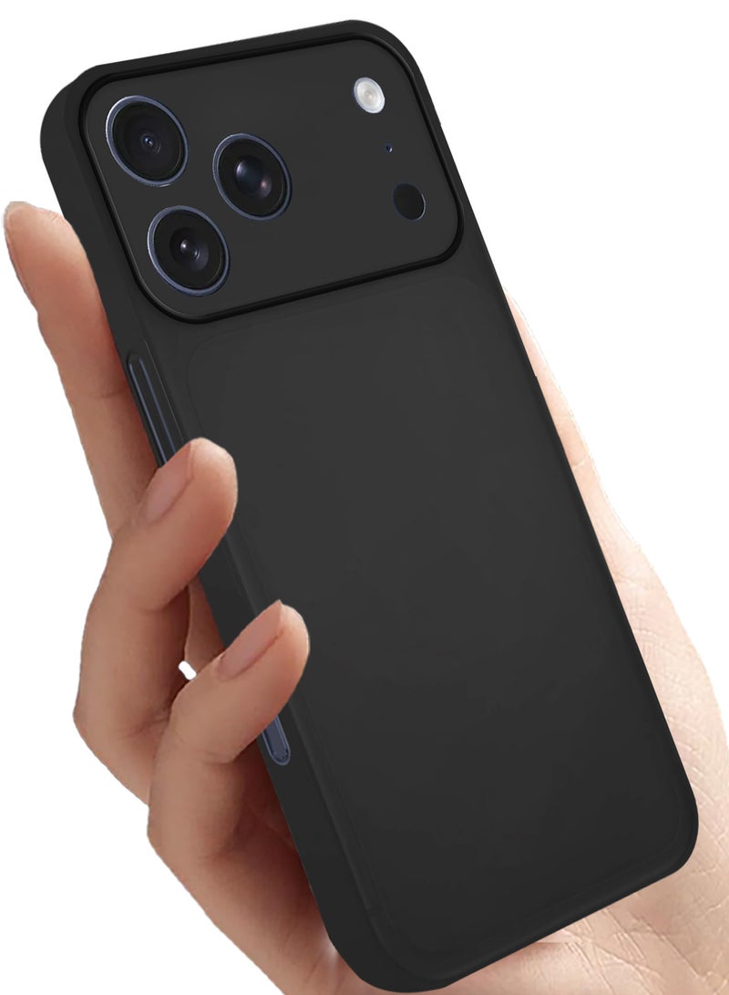 مارجون Air Skin Slim Case for iPhone 17 Pro Max - Lightweight Matte Finish Cover with Scratch and Drop Protection - black - Image 2