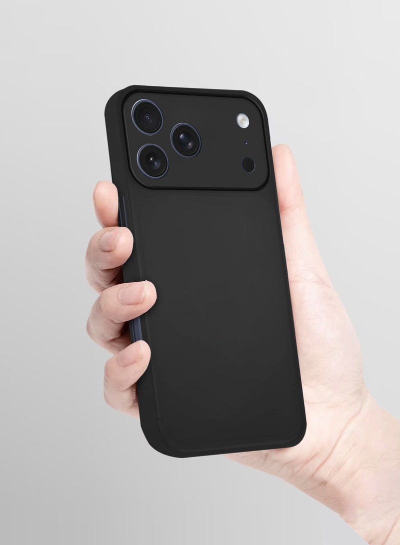 مارجون Air Skin Slim Case for iPhone 17 Pro Max - Lightweight Matte Finish Cover with Scratch and Drop Protection - black - Image 3