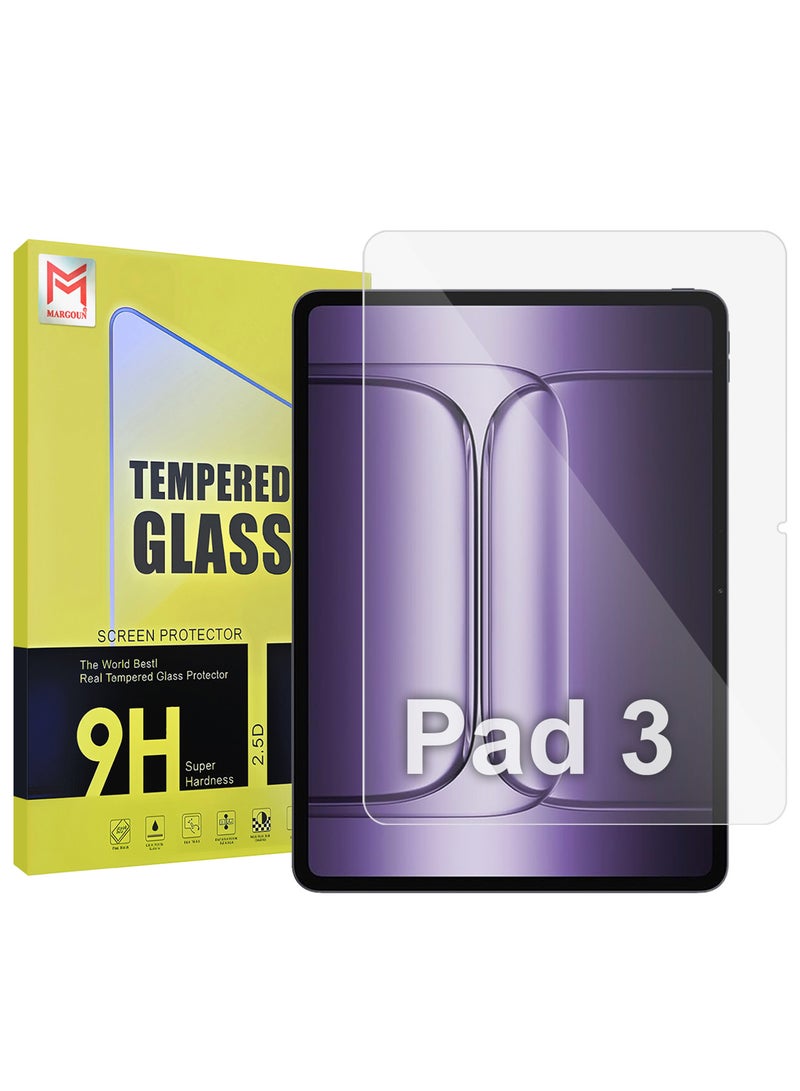 MARGOUN Oneplus Pad 3 Tempered Display Protector 9H Anti-Scratch Premium Film Clear-1 - Image 1