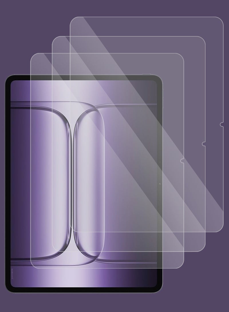 MARGOUN 3 Pieces Oneplus Pad 3 Tempered Display Protector 9H Anti-Scratch Premium Film Clear-3 - Image 2