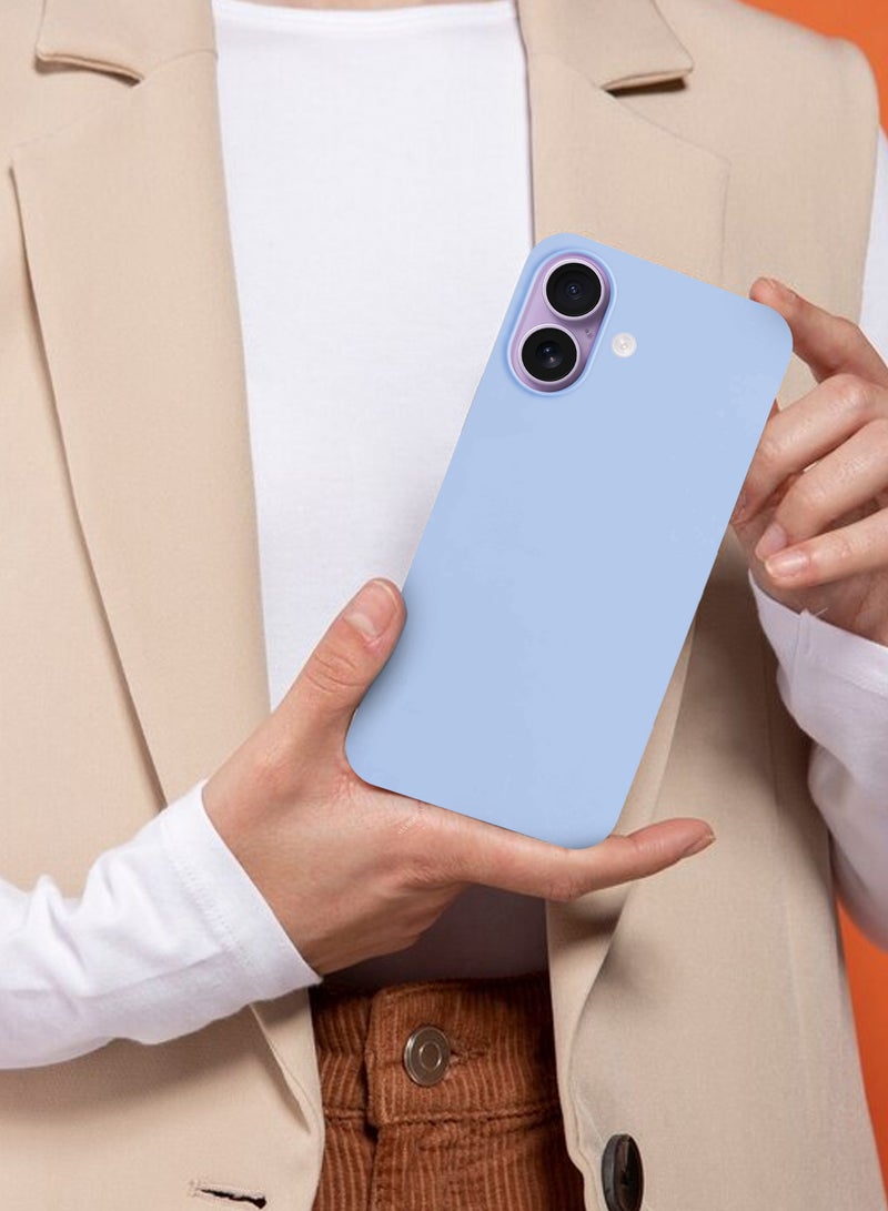 مارجون Air Skin Slim Case for iPhone 17 - Lightweight Matte Finish Cover with Scratch and Drop Protection - Light Blue - Image 3