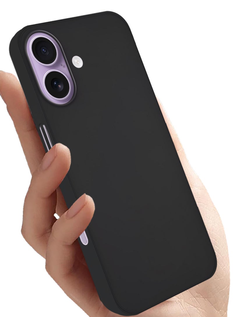 MARGOUN Air Skin Slim Case for iPhone 17 - Lightweight Matte Finish Cover with Scratch and Drop Protection - black - Image 2