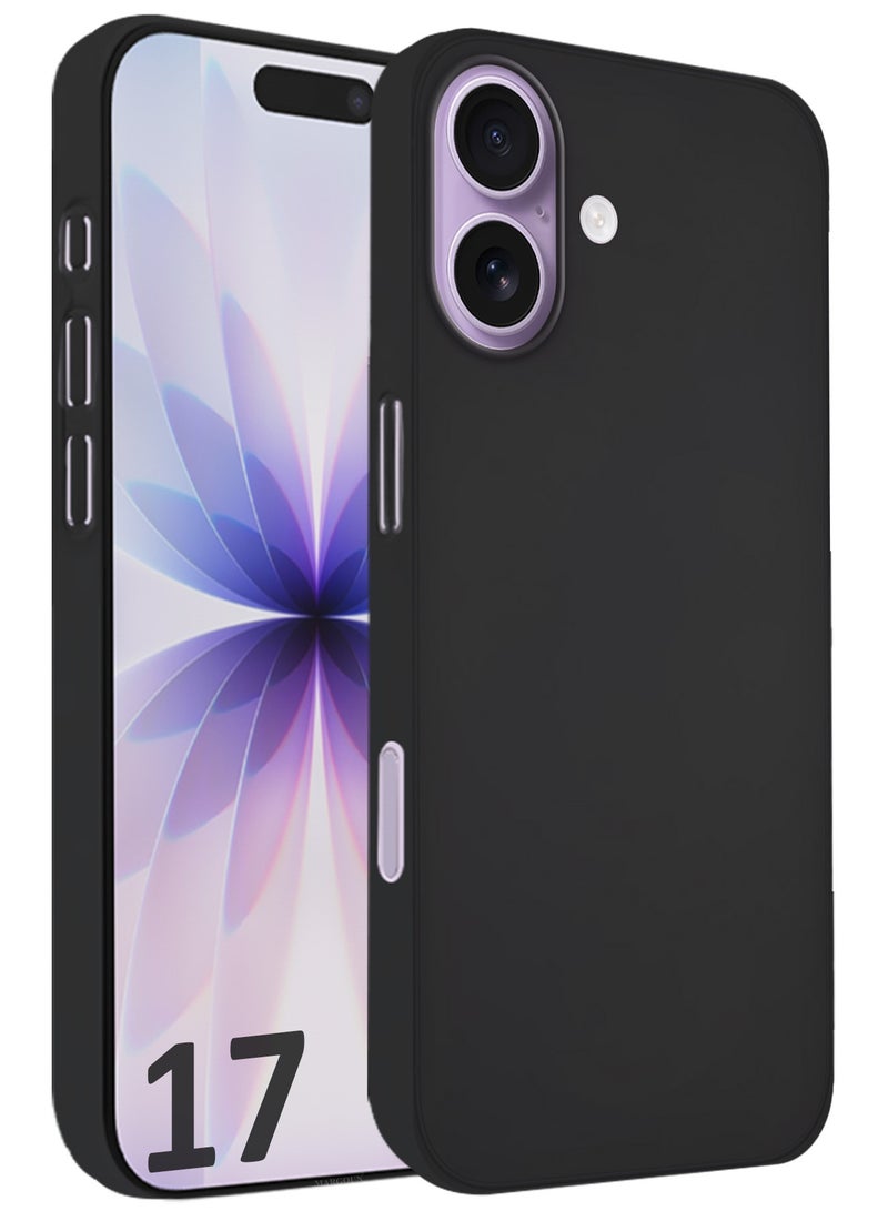 MARGOUN Air Skin Slim Case for iPhone 17 - Lightweight Matte Finish Cover with Scratch and Drop Protection - black - Image 1