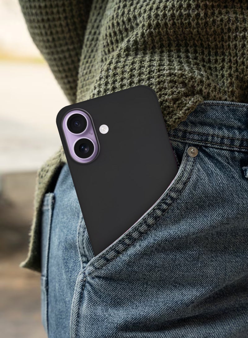MARGOUN Air Skin Slim Case for iPhone 17 - Lightweight Matte Finish Cover with Scratch and Drop Protection - black - Image 5