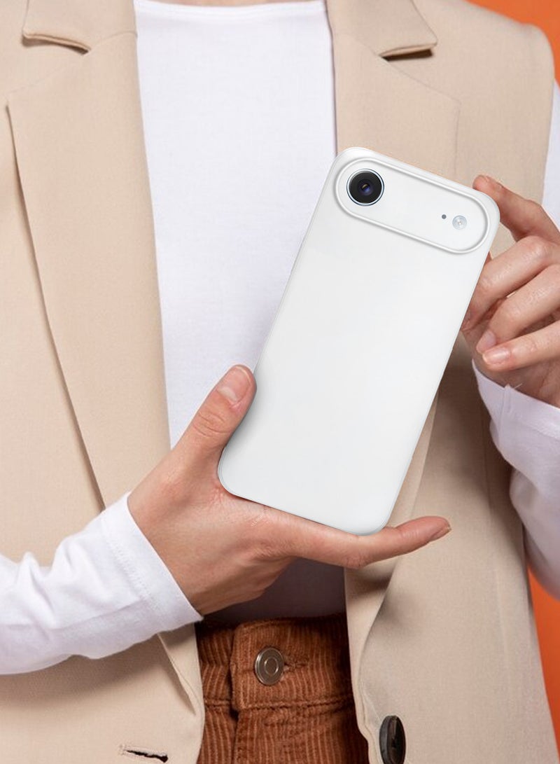 مارجون Air Skin Slim Case for iPhone 17 Air - Lightweight Matte Finish Cover with Scratch and Drop Protection - Frosted Clear - Image 4