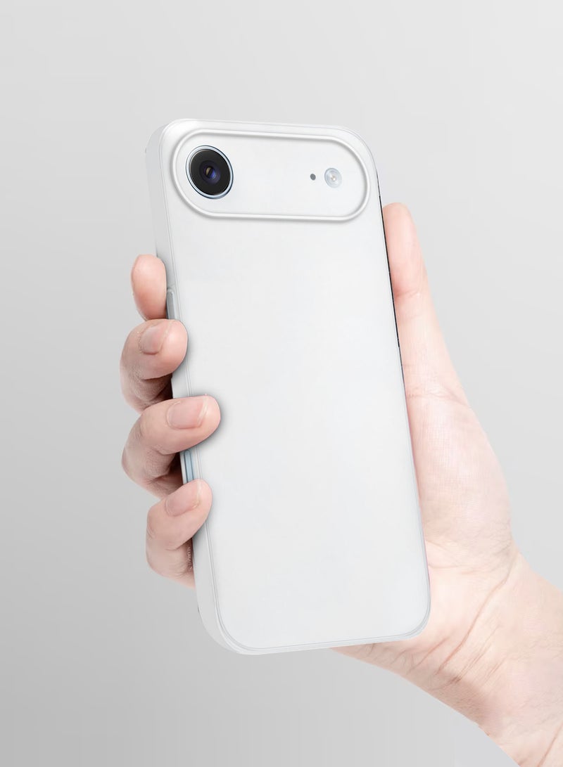 مارجون Air Skin Slim Case for iPhone 17 Air - Lightweight Matte Finish Cover with Scratch and Drop Protection - Frosted Clear - Image 3