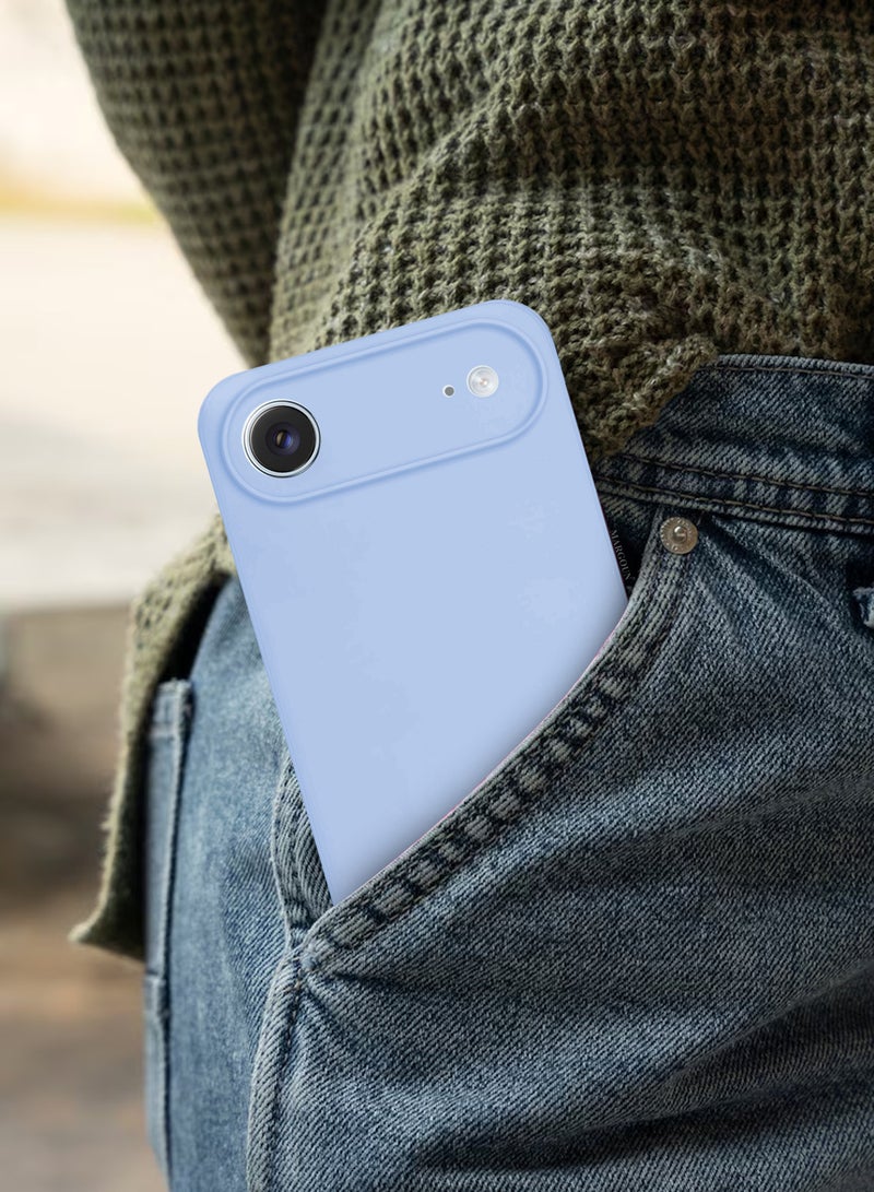 MARGOUN Air Skin Slim Case for iPhone 17 Air - Lightweight Matte Finish Cover with Scratch and Drop Protection - Light Blue - Image 5