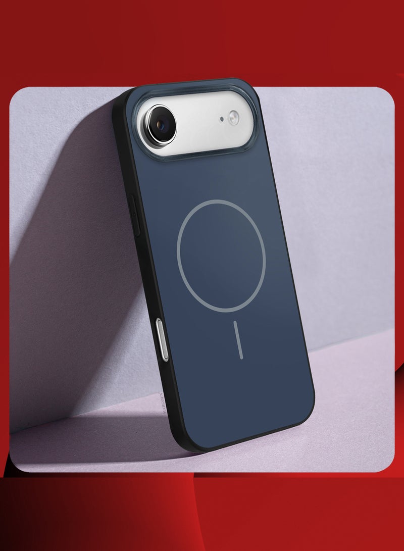 MARGOUN Full Coverage Hard TPU Case for iPhone 17 Air - MagSafe Compatible - Glossy Finish - Dark Blue-1 - Image 2