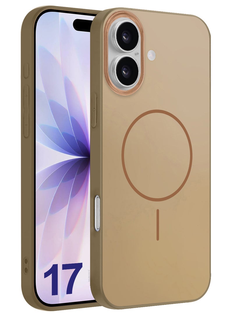 مارجون غطاء TPU صلب كامل التغطية لجهاز iPhone 17 - متوافق مع MagSafe - لمسة لامعة - - Image 1