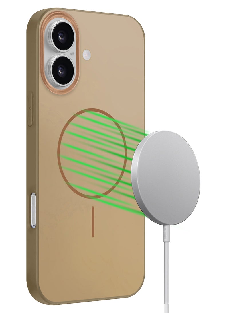 مارجون غطاء TPU صلب كامل التغطية لجهاز iPhone 17 - متوافق مع MagSafe - لمسة لامعة - - Image 4