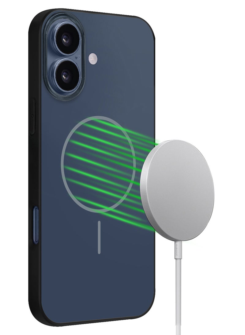 MARGOUN Full Coverage Hard TPU Case for iPhone 17 - MagSafe Compatible - Glossy Finish - Dark Blue-1 - Image 4