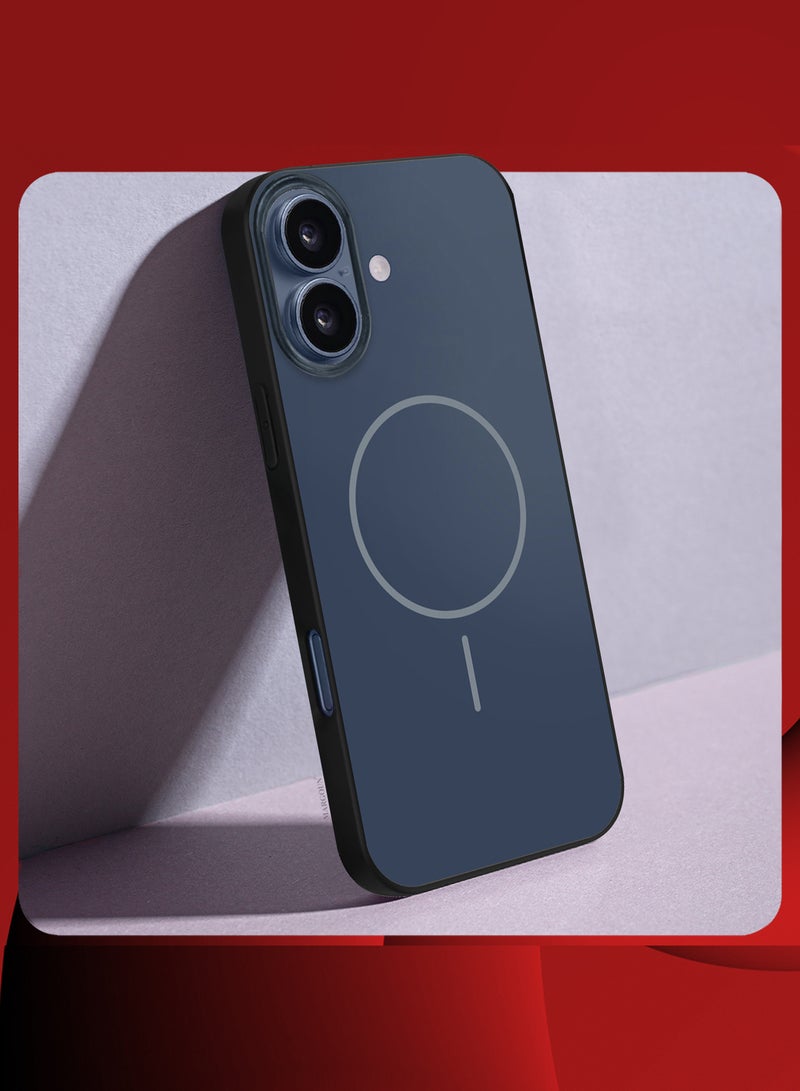 MARGOUN Full Coverage Hard TPU Case for iPhone 17 - MagSafe Compatible - Glossy Finish - Dark Blue-1 - Image 2