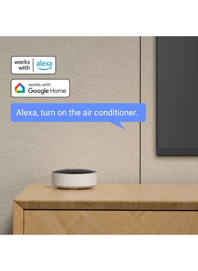 EZVIZ Remote Control T33, 360° IR Coverage, Wide Compatibility with Most Home Devices & Appliances, Automatic Controls with Time Schedules, Works with Google Assistant & Amazon Alexa - Image 2