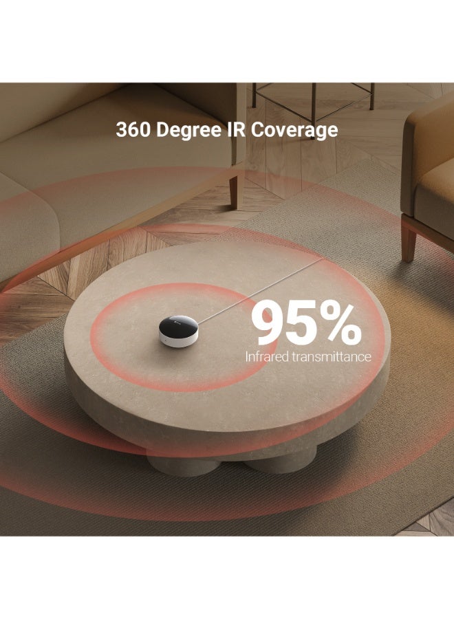 EZVIZ Remote Control T33, 360° IR Coverage, Wide Compatibility with Most Home Devices & Appliances, Automatic Controls with Time Schedules, Works with Google Assistant & Amazon Alexa - Image 3