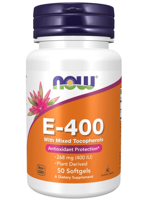 Vitamin E-400 With Mixed Tocopherols Softgels