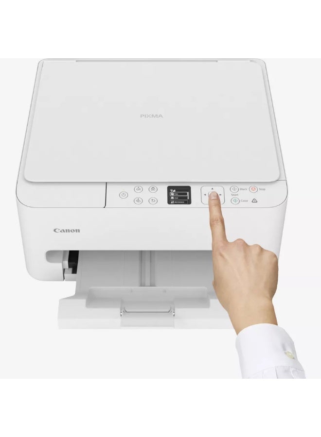 Canon PIXMA TS6540i Wireless Color 3-in-1 Inkjet Printer White - Image 1