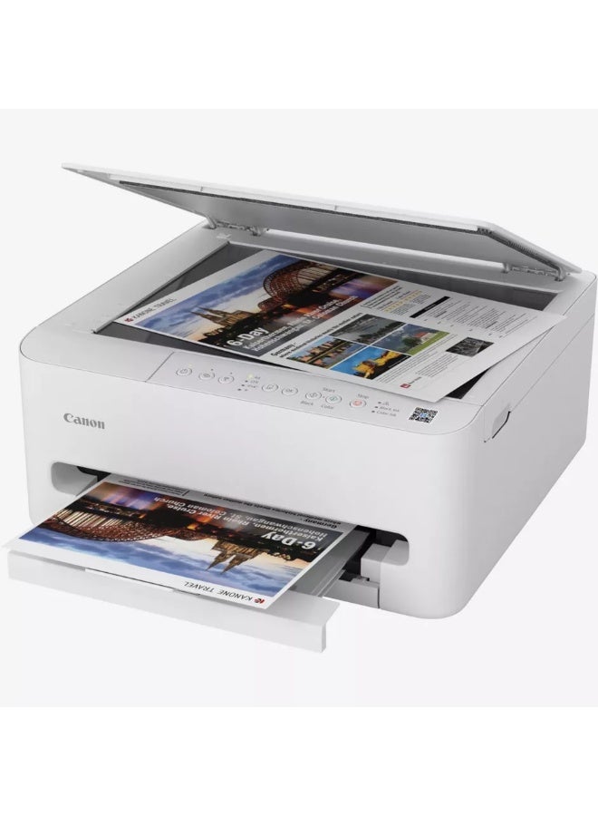 Canon PIXMA TS6540i Wireless Color 3-in-1 Inkjet Printer White - Image 3