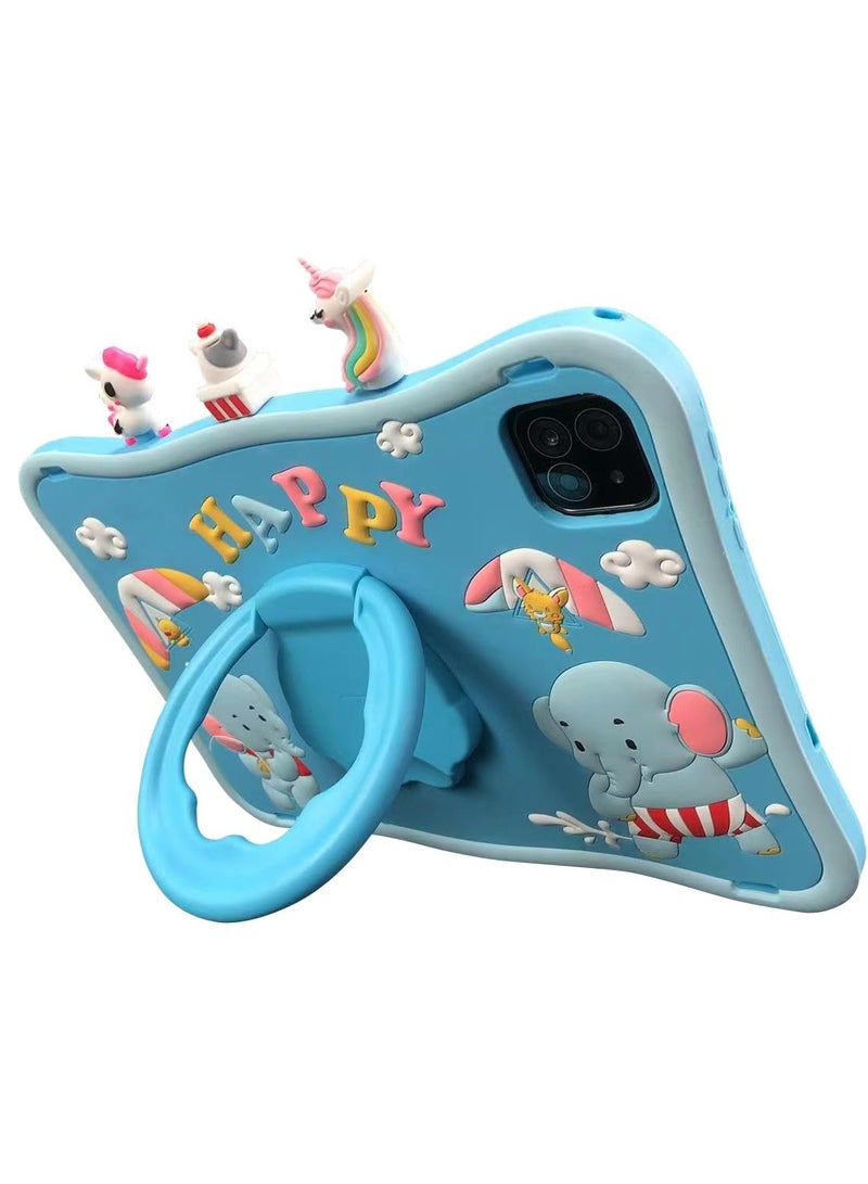 Oteeto Tab 10 Kids 10.1 Inch Display Tablet With 6 GB RAM 128 GB ROM and 8000 mAh Battery - Blue - Image 3