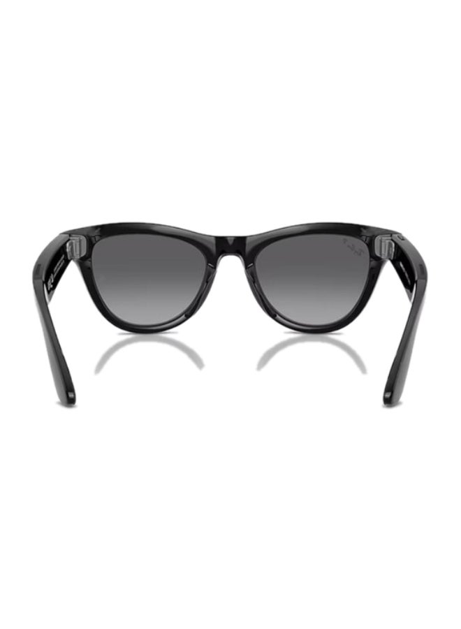 راي بان إطار META SKYLER (الجيل 2) عدسات سوداء لامعة جرافيت - Image 3