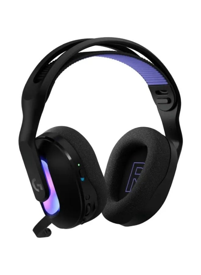 لوجيتيك Logitech G522 Lifespeed Wireless Gaming Headset – Black Ultra-Lightweight, Tri-Connectivity, 40mm PRO-G Drivers, 48kHz Microphone, RGB Lighting, 90-Hour Battery Life black - Image 2